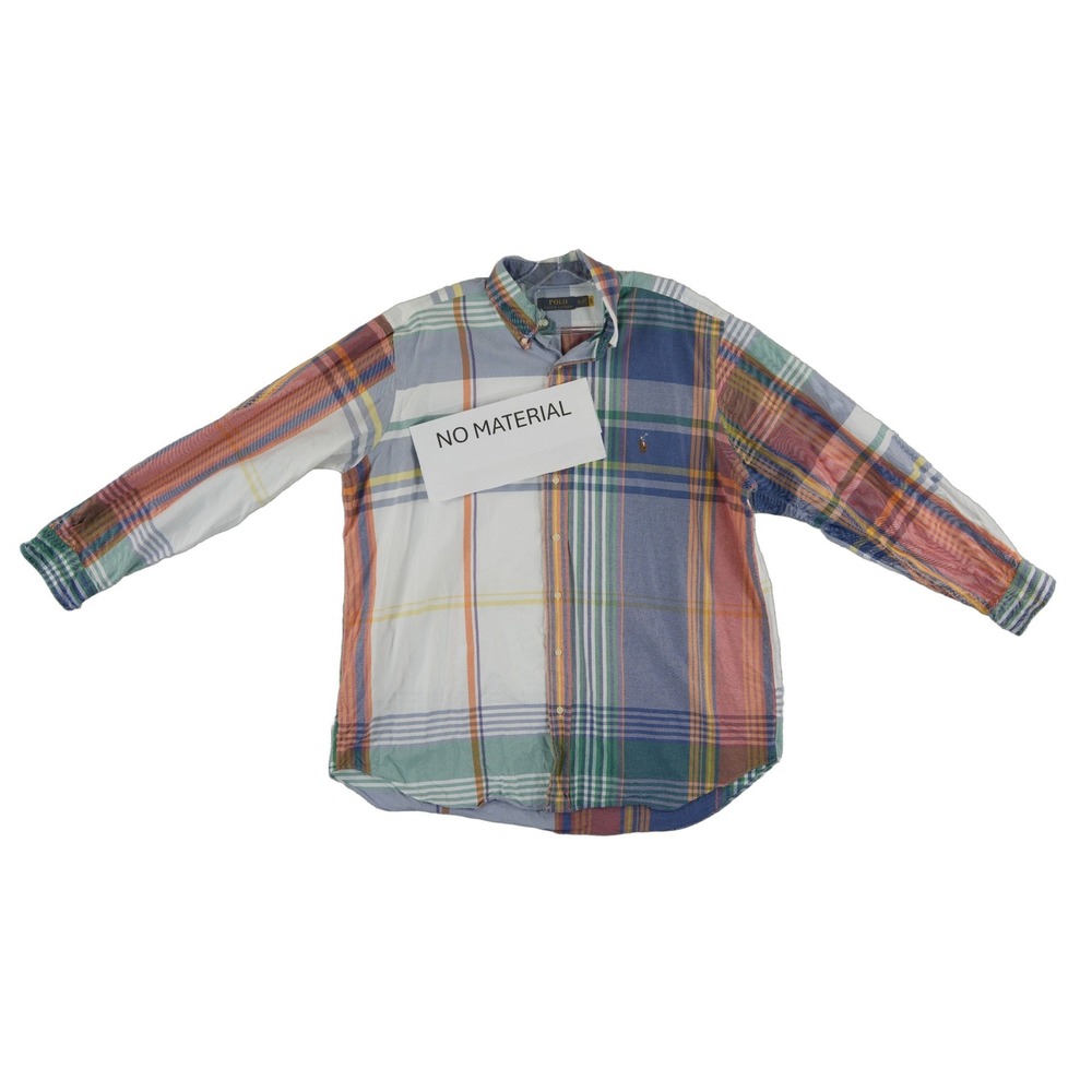 Polo Ralph Lauren Plaid Button Down Shirt Men's Size 1XB Multicolor Long Sleeve